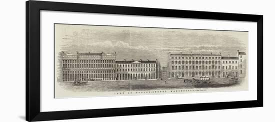 Part of Mosley-Street, Manchester-null-Framed Giclee Print