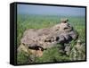 Part of Nourlangie Rock, Kakadu National Park, Northern Territory-Robert Francis-Framed Stretched Canvas
