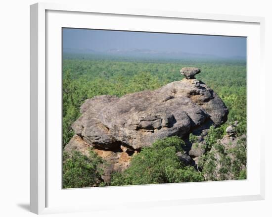 Part of Nourlangie Rock, Kakadu National Park, Northern Territory-Robert Francis-Framed Photographic Print