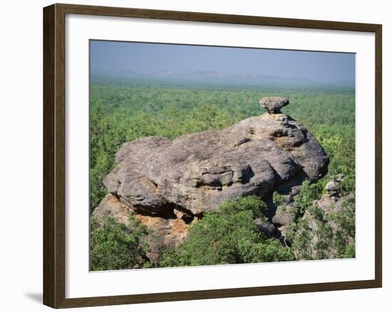 Part of Nourlangie Rock, Kakadu National Park, Northern Territory-Robert Francis-Framed Photographic Print