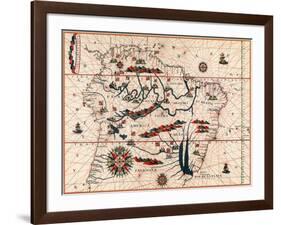 Part of South America, 1582-null-Framed Giclee Print