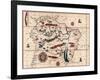 Part of South America, 1582-null-Framed Giclee Print