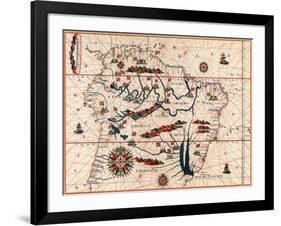 Part of South America, 1582-null-Framed Giclee Print