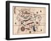 Part of South America, 1582-null-Framed Giclee Print