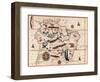 Part of South America, 1582-null-Framed Giclee Print