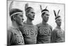 Part of the American Gold Medal-Winning Rowing Eight, Berlin Olympics, 1936-null-Mounted Giclee Print