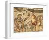 Part of the Amphitrite Roman Mosaic, House of Amphitrite, Bulla Regia Archaeological Site, Tunisia-Dallas & John Heaton-Framed Photographic Print