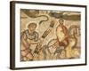 Part of the Amphitrite Roman Mosaic, House of Amphitrite, Bulla Regia Archaeological Site, Tunisia-Dallas & John Heaton-Framed Photographic Print