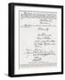 Part of the Attestation Deed of the Royal Marriage in 1863 Between Albert Edward-null-Framed Giclee Print