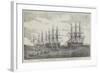 Part of the Baltic Fleet Off Cronstadt-John Wilson Carmichael-Framed Giclee Print