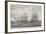 Part of the Baltic Fleet Off Cronstadt-John Wilson Carmichael-Framed Giclee Print