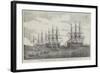 Part of the Baltic Fleet Off Cronstadt-John Wilson Carmichael-Framed Giclee Print