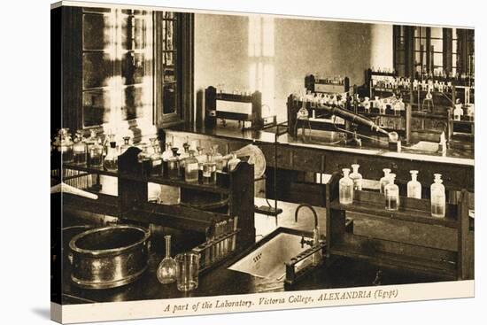 Part of the Chemistry Laboratory at the Victoria College, Alexandria, Egypt-null-Stretched Canvas