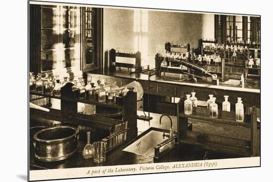 Part of the Chemistry Laboratory at the Victoria College, Alexandria, Egypt-null-Mounted Photographic Print