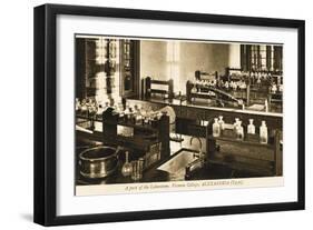 Part of the Chemistry Laboratory at the Victoria College, Alexandria, Egypt-null-Framed Photographic Print