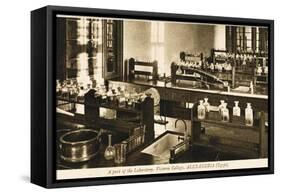 Part of the Chemistry Laboratory at the Victoria College, Alexandria, Egypt-null-Framed Stretched Canvas