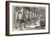Part of the Chocolate Manufacturing Process: The Pan Room in the Fry's Chocolate Factory in Bristol-null-Framed Art Print