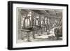 Part of the Chocolate Manufacturing Process: The Pan Room in the Fry's Chocolate Factory in Bristol-null-Framed Art Print