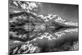 Part of the Chugach Mountain Range Reflecting in Summit Lake - Kenai Peninsula-Don Mennig-Mounted Photographic Print