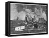 Part of the City During the Fire Which Followed the Earthquake-Ossen & Atchison-Framed Stretched Canvas