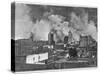 Part of the City During the Fire Which Followed the Earthquake-Ossen & Atchison-Stretched Canvas