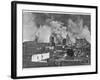 Part of the City During the Fire Which Followed the Earthquake-Ossen & Atchison-Framed Photographic Print