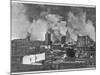 Part of the City During the Fire Which Followed the Earthquake-Ossen & Atchison-Mounted Photographic Print