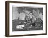 Part of the City During the Fire Which Followed the Earthquake-Ossen & Atchison-Framed Photographic Print