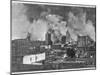 Part of the City During the Fire Which Followed the Earthquake-Ossen & Atchison-Mounted Photographic Print