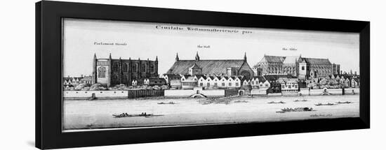 Part of the City of Westminster, 1647-Wenceslaus Hollar-Framed Giclee Print