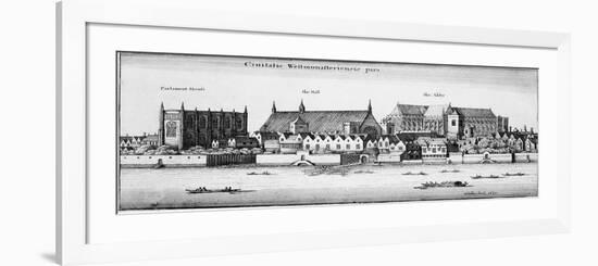 Part of the City of Westminster, 1647-Wenceslaus Hollar-Framed Giclee Print