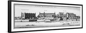 Part of the City of Westminster, 1647-Wenceslaus Hollar-Framed Giclee Print