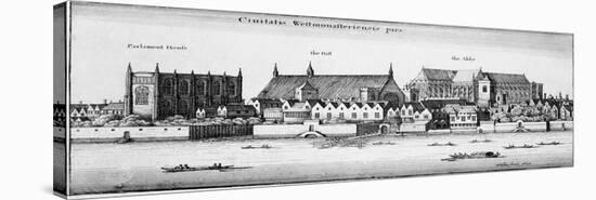 Part of the City of Westminster, 1647-Wenceslaus Hollar-Stretched Canvas