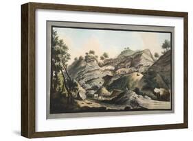 Part of the Cone of the Mountain of Somma-Pietro Fabris-Framed Giclee Print