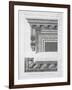 Part of the Door of the Temple-Robert Adam-Framed Giclee Print