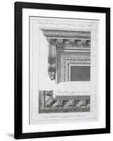 Part of the Door of the Temple-Robert Adam-Framed Giclee Print