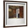 Part of the Dwelling House of Sir Christopher Wren, Southwark, London, 1820-William Capon-Framed Giclee Print