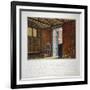 Part of the Dwelling House of Sir Christopher Wren, Southwark, London, 1820-William Capon-Framed Giclee Print