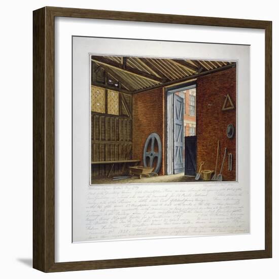Part of the Dwelling House of Sir Christopher Wren, Southwark, London, 1820-William Capon-Framed Giclee Print
