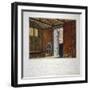 Part of the Dwelling House of Sir Christopher Wren, Southwark, London, 1820-William Capon-Framed Giclee Print