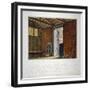 Part of the Dwelling House of Sir Christopher Wren, Southwark, London, 1820-William Capon-Framed Giclee Print