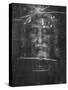 Part of the First Photograph of the Shroud Showing the Face-null-Stretched Canvas