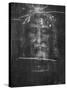 Part of the First Photograph of the Shroud Showing the Face-null-Stretched Canvas