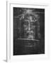 Part of the First Photograph of the Shroud Showing the Face-null-Framed Photographic Print