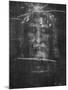 Part of the First Photograph of the Shroud Showing the Face-null-Mounted Photographic Print