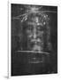 Part of the First Photograph of the Shroud Showing the Face-null-Framed Photographic Print