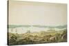 Part of the Harbour of Port Jackson and the Country Between Sydney and the Blue Mountains, New…-Major James Taylor-Stretched Canvas