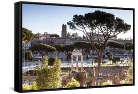Part of the Imperial Forum (Foro Imperiali), Rome, Lazio, Italy, Europe-Julian Elliott-Framed Stretched Canvas