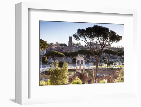 Part of the Imperial Forum (Foro Imperiali), Rome, Lazio, Italy, Europe-Julian Elliott-Framed Photographic Print