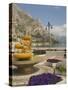 Part of the Lakeside Gardens, Looking North over the Lake, Limone, Lake Garda, Lombardy, Italy-James Emmerson-Stretched Canvas